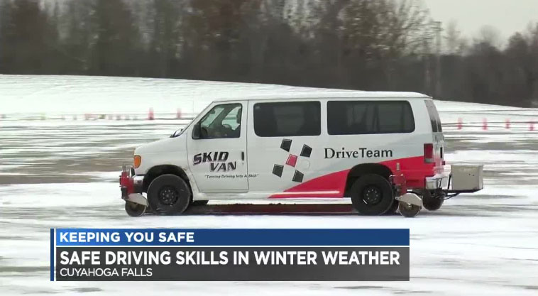 Cleveland Channel 19 News Features DriveTeam’s Winter Skills Clinic